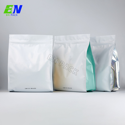 Hot Selling Aluminum Foil Food Packaging Filter Coffee Bags Reusable Food Grade Stand Up Side Gusset Flat Bottom Coffee Pouch With Valve